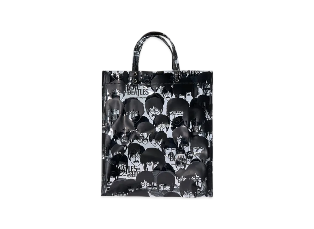 COMME des GARCONS x The Beatles Printed Pvc Bag Clear "Black"