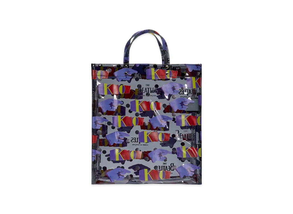 COMME des GARCONS x The Beatles Printed Pvc Bag Black "Multi"