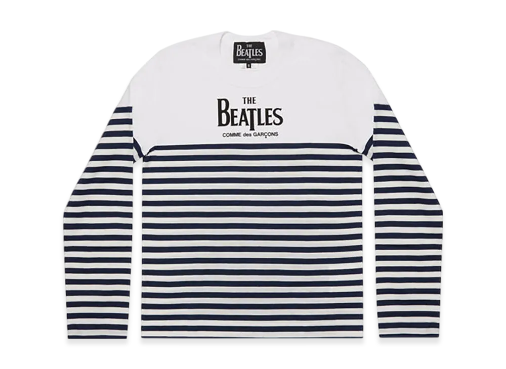 COMME des GARCONS x The Beatles T-Shirt "White/Navy"