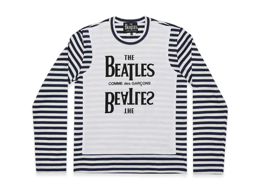 COMME des GARCONS x The Beatles T-Shirt "White/Navy"