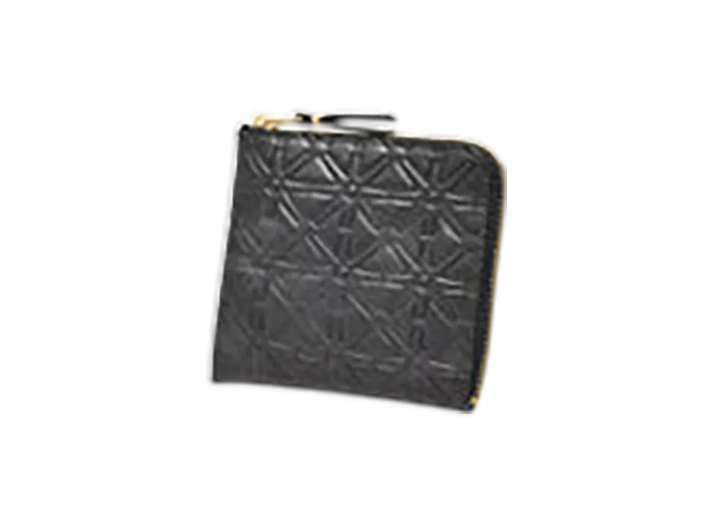 COMME des GARCONS Embossed Wallet "Black"