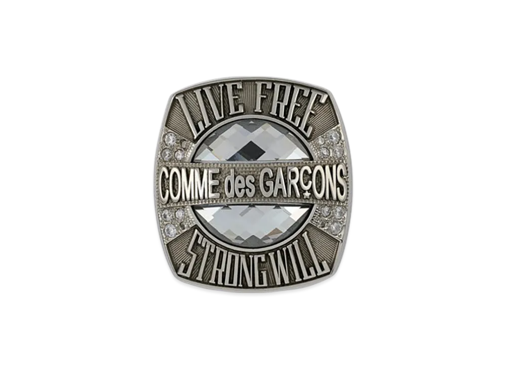 COMME des GARCONS Champion Ring "Silver/White"