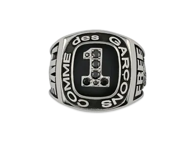 COMME des GARCONS Champion Ring "Silver/Black"