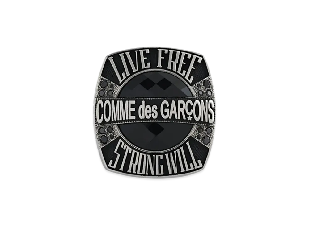 COMME des GARCONS Champion Ring "Silver/Black"