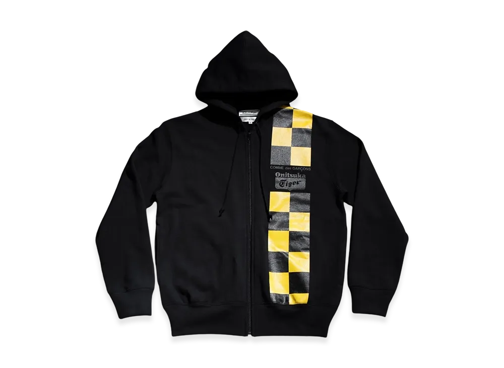 COMME des GARCONS x Onitsuka Tiger Zip Hoodie "Black/Yellow"
