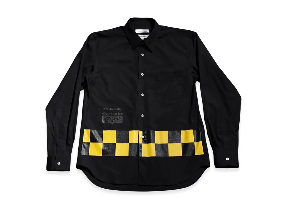 COMME des GARCONS x Onitsuka Tiger Regular Collar Shirt "Black/Yellow"