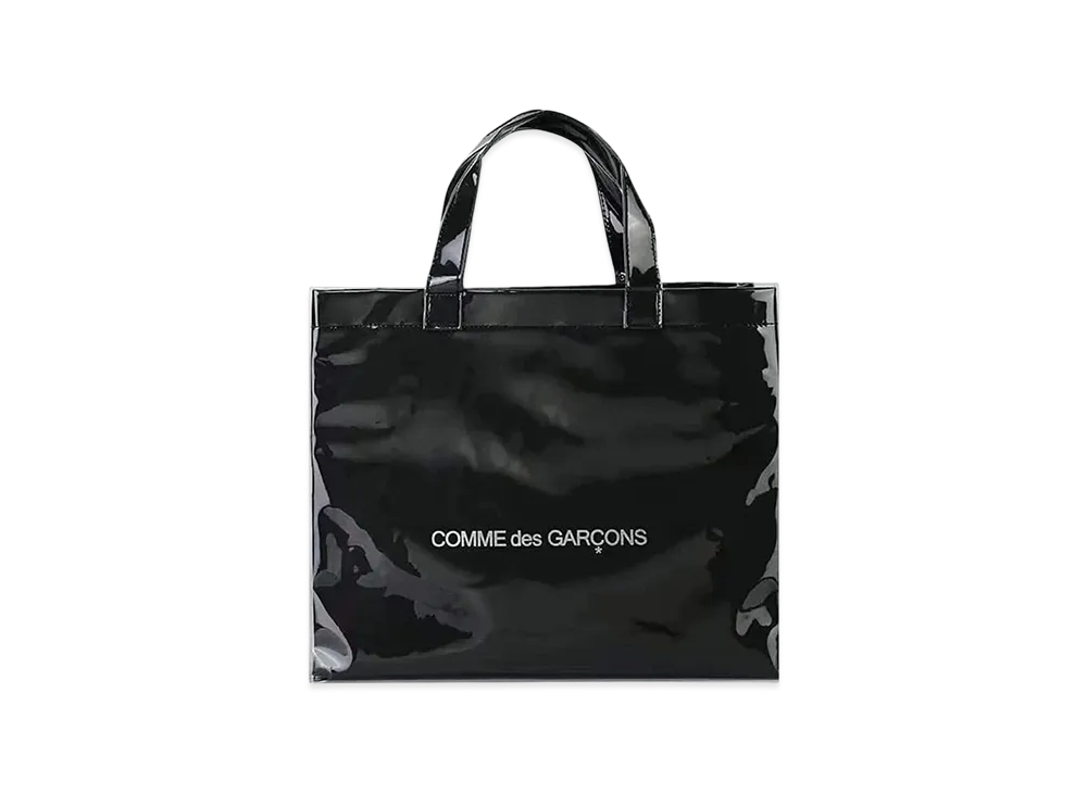 COMME des GARCONS PVC Craft Paper Bag Limited Color "Black"