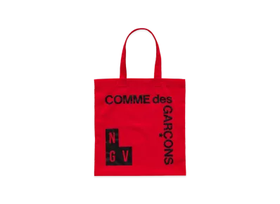 COMME des GARCONS x NGV Tote Bag "Red"
