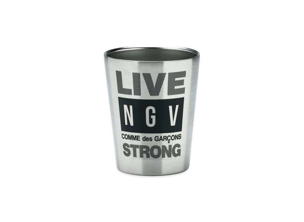 COMME des GARCONS x NGV Live Strong Tumbler "Silver"