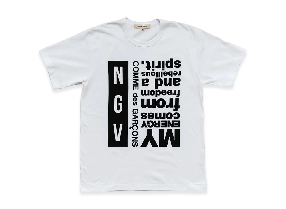 COMME des GARCONS x NGV My Energy T-shirt "White"