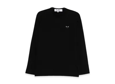 COMME des GARCONS Long Sleeve T-Shirts "Black"