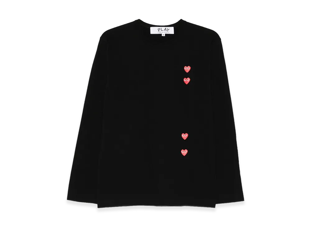 COMME des GARCONS Women's Long Sleeve T-Shirts "Black"