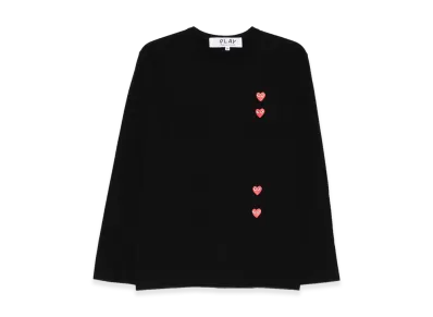 COMME des GARCONS Women's Long Sleeve T-Shirts "Black"