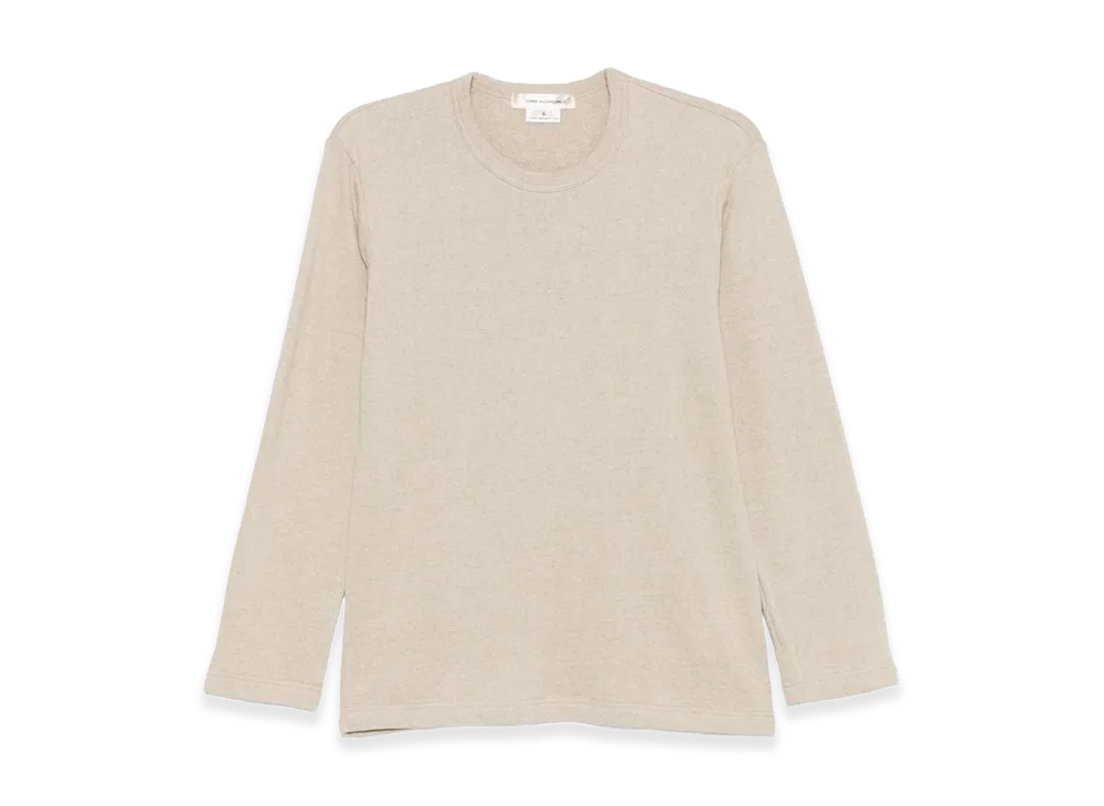 COMME des GARCONS Women's Long Sleeve T-Shirts "Beige"