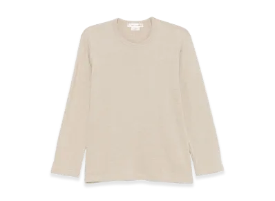 COMME des GARCONS Women's Long Sleeve T-Shirts "Beige"