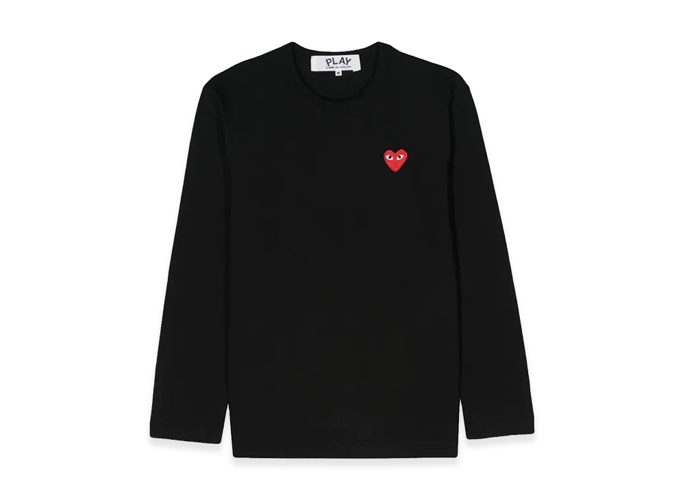 COMME des GARCONS Women's Long Sleeve T-Shirts "Black"