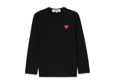 COMME des GARCONS Women's Long Sleeve T-Shirts "Black"