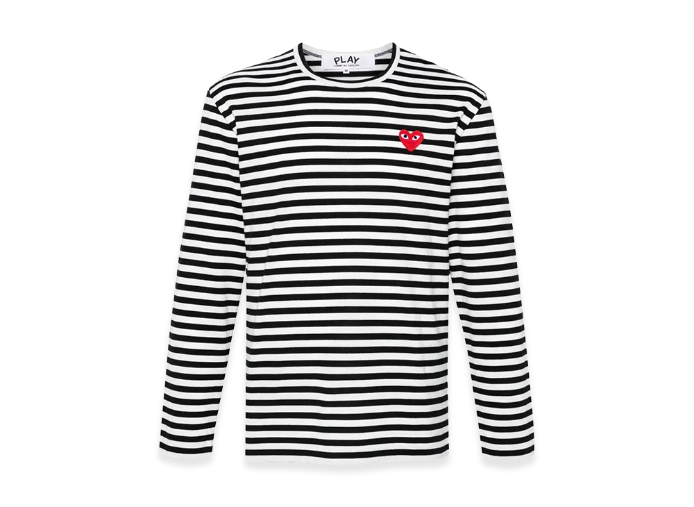 COMME des GARCONS Women's Long Sleeve T-Shirts "Black"