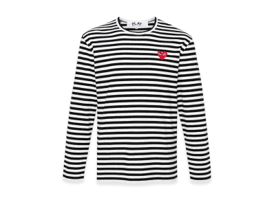 COMME des GARCONS Women's Long Sleeve T-Shirts "Black"