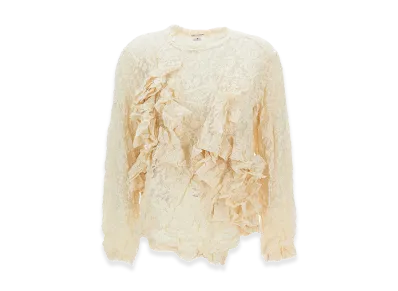 COMME des GARCONS Women's Lace Blouse "Ivory"