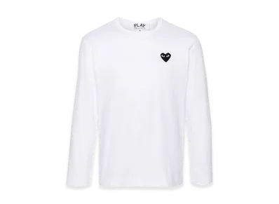 COMME des GARCONS Women's Long Sleeve T-Shirts "White"