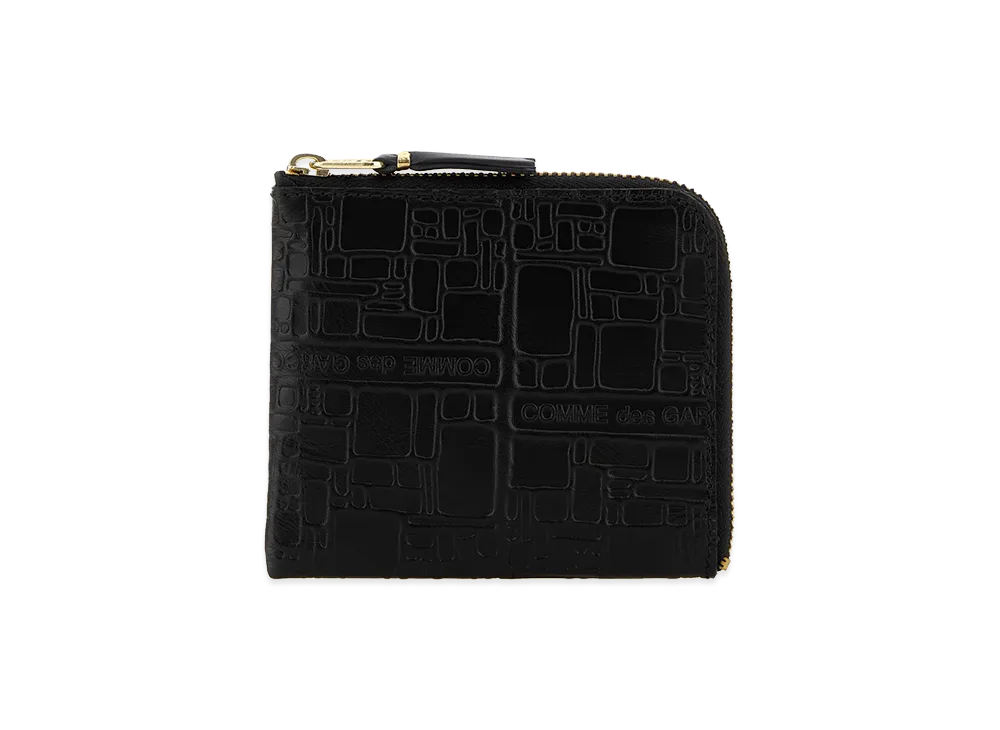 COMME des GARCONS Women's Leather Card Holder "Black"