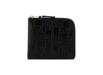 COMME des GARCONS Women's Leather Card Holder "Black"