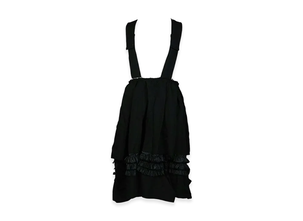 BLACK COMME des GARCONS Polyester Twill Garment Treated "Black"