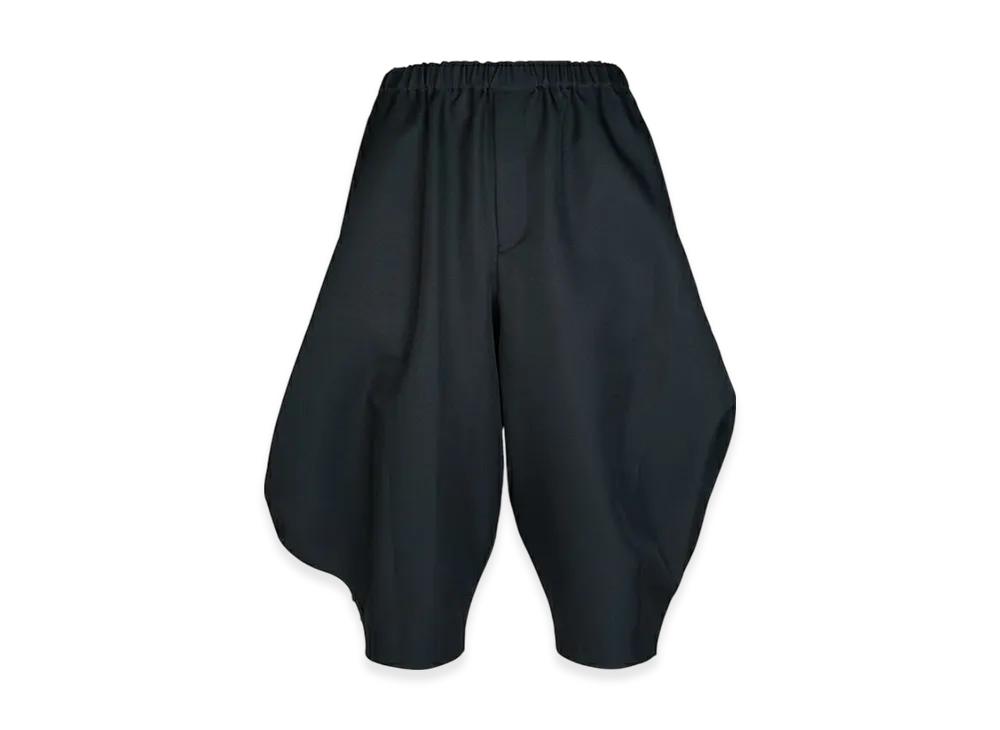 BLACK COMME des GARCONS Polyester Twill Pants "Black"