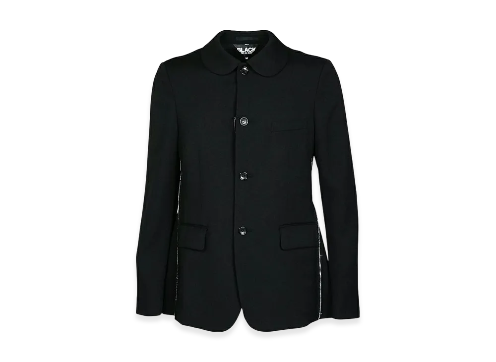 BLACK COMME des GARCONS Wool Gabardine Jacket "Black"