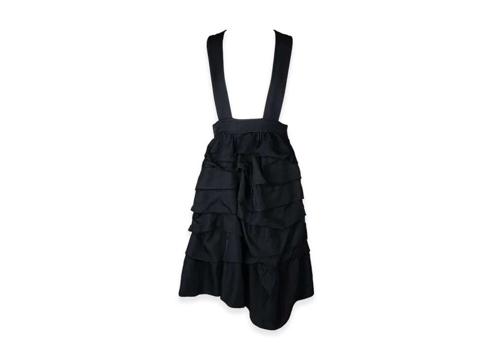 BLACK COMME des GARCONS Polyester Twill Garment Treated "Black"