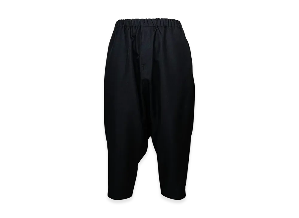 BLACK COMME des GARCONS Polyester Gabardine Pants "Black"