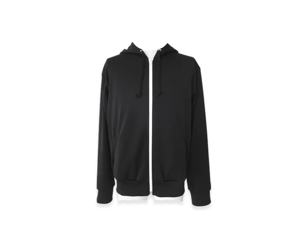 BLACK COMME des GARCONS Polyester Jersey Hoodie "Black"