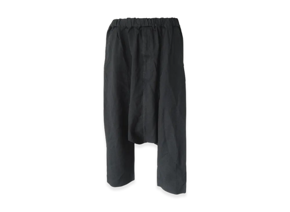 BLACK COMME des GARCONS Polyester Gabardine Garment Treated "Black"