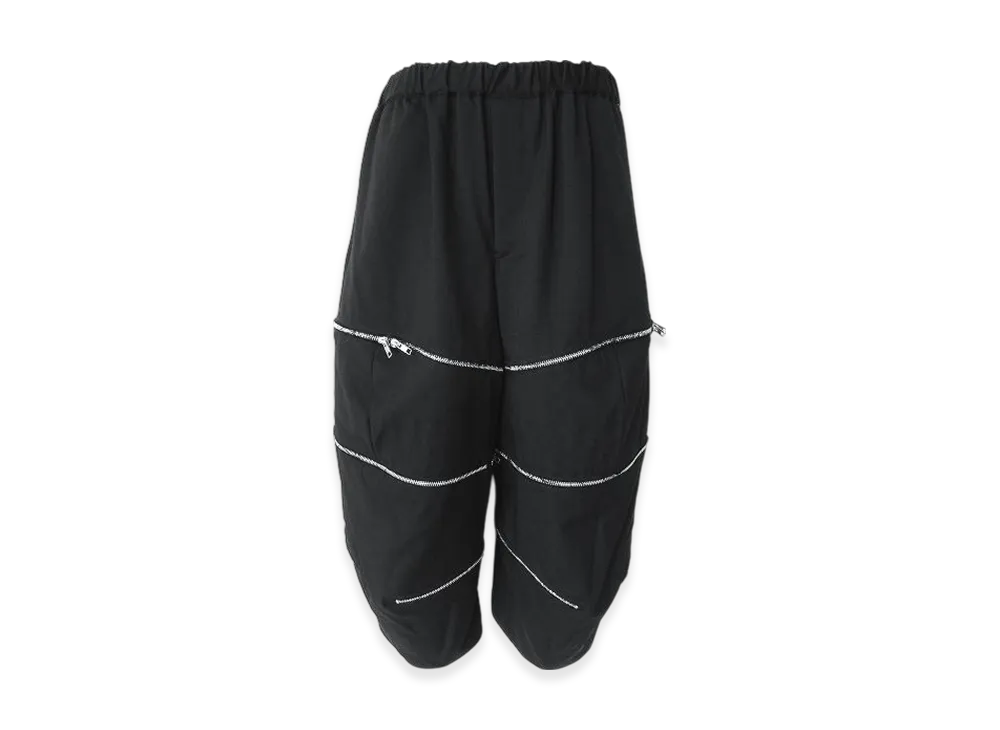 BLACK COMME des GARCONS Wool Gabardine "Black"