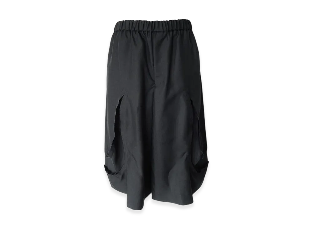 BLACK COMME des GARCONS Polyester Gabardine "Black"