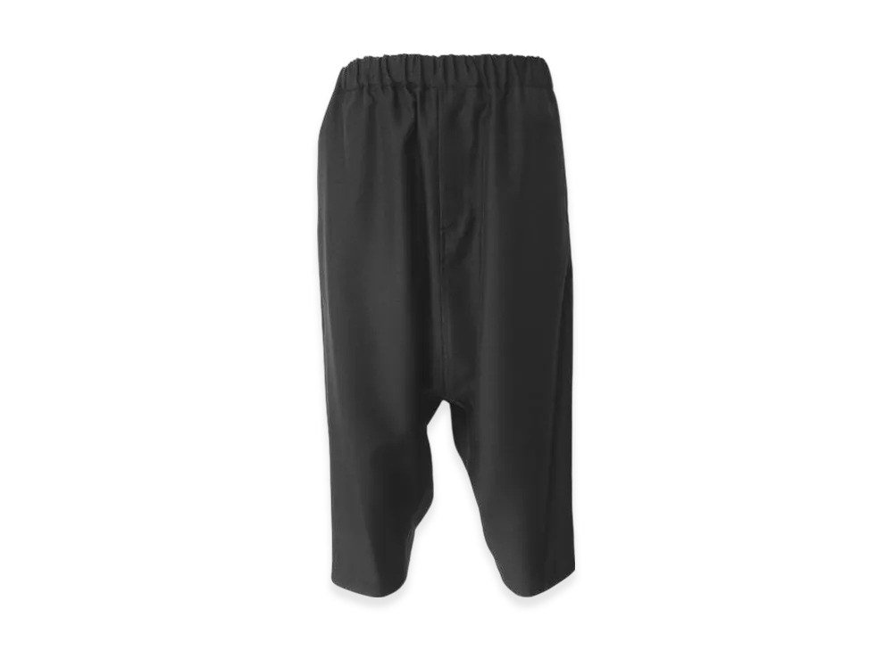 BLACK COMME des GARCONS Polyester Gabardine Sarouel Pants "Black"