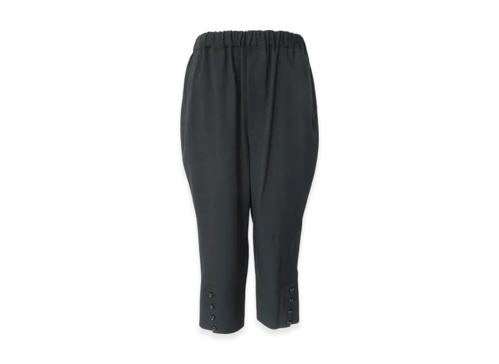 BLACK COMME des GARCONS Wool Gabardine "Black"