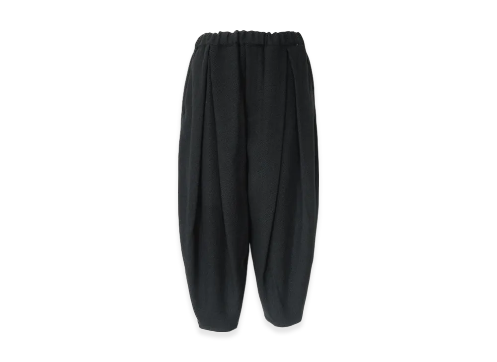 BLACK COMME des GARCONS Wool Tweed Herringbone "Black"