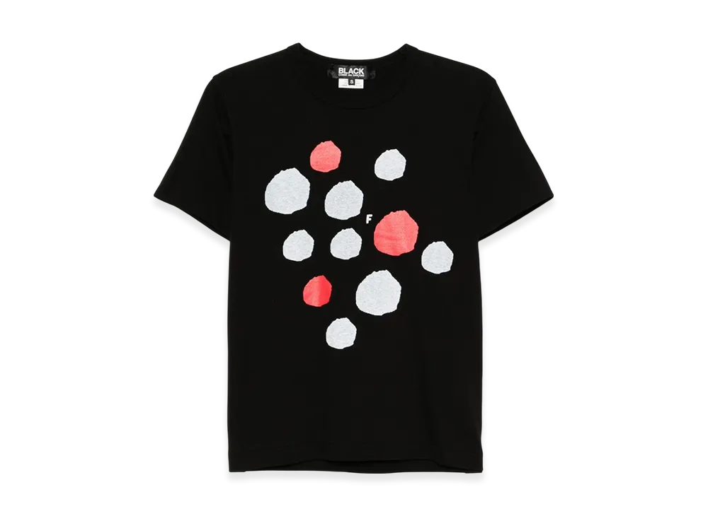 BLACK COMME des GARCONS Print Tee "White"