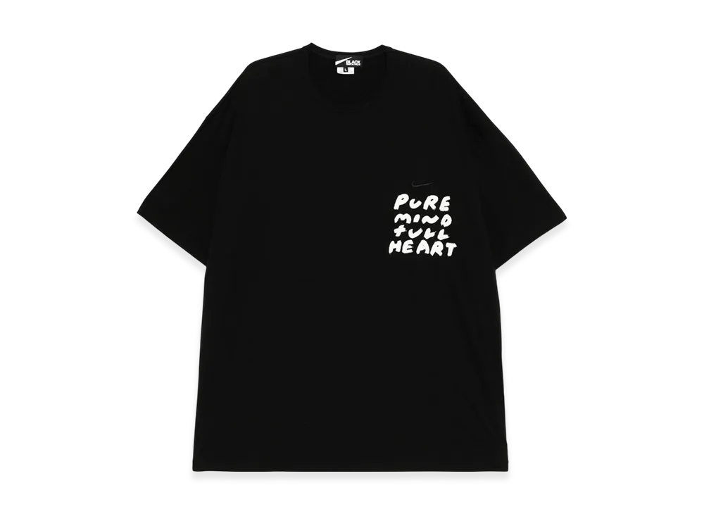 BLACK COMME des GARCONS x Nike Print Tee "Black"