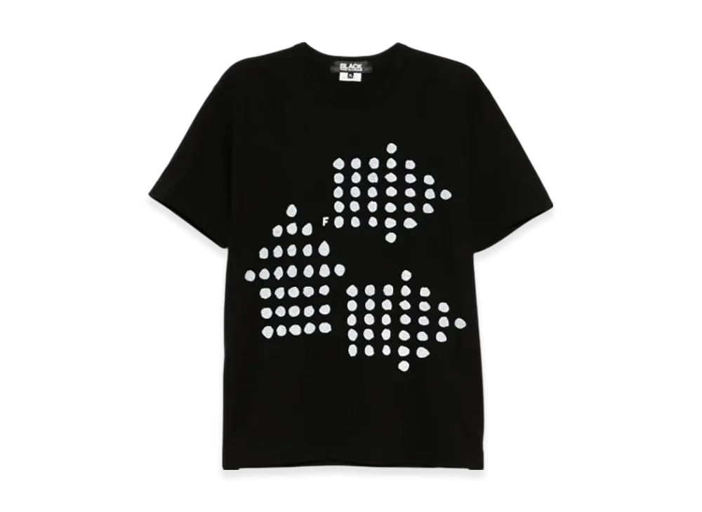 BLACK COMME des GARCONS Print Tee "White"