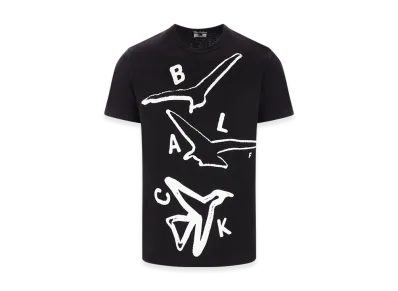 BLACK COMME des GARCONS Graphic Tee "White"
