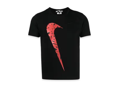 BLACK COMME des GARCONS x Nike Logo Tee "Black"