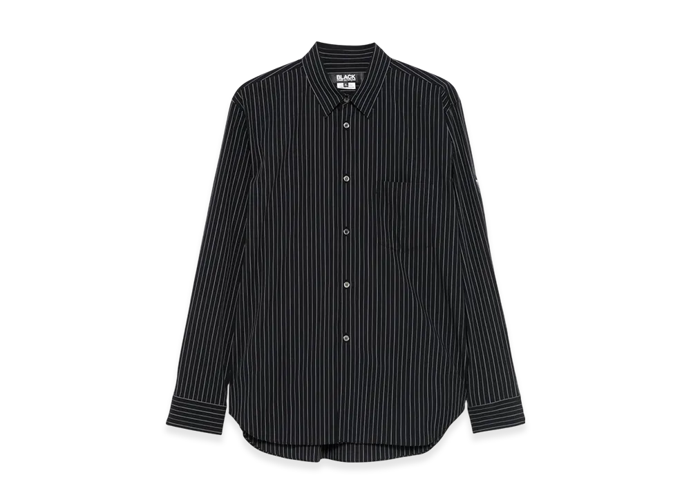 BLACK COMME des GARCONS Stripe Shirt "Black"