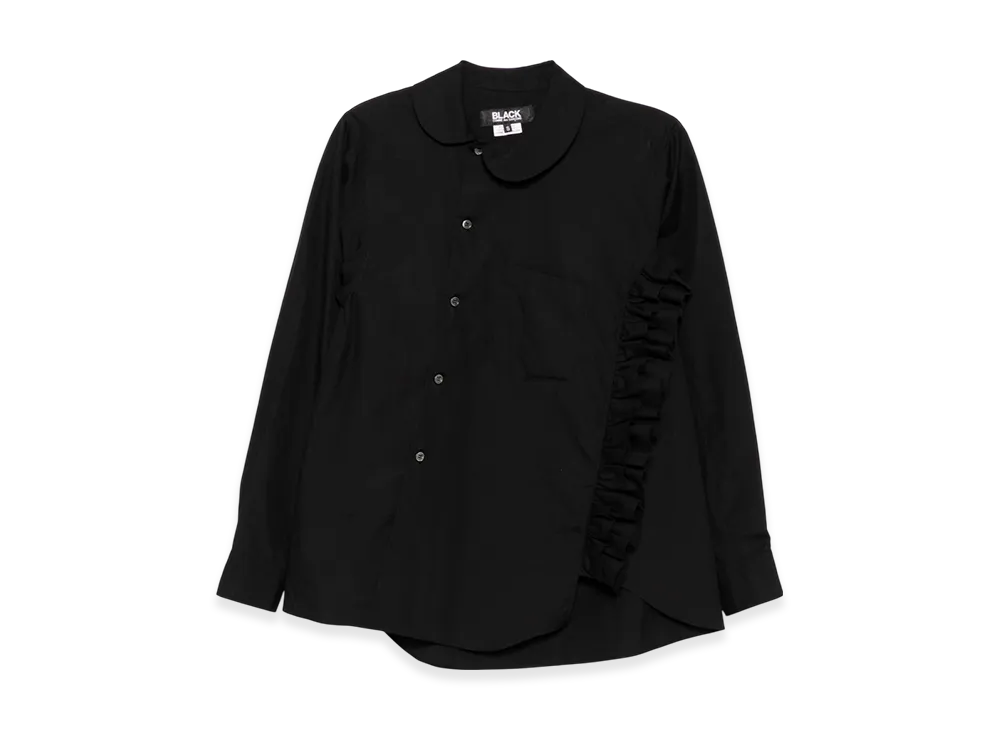 BLACK COMME des GARCONS Ruffle Shirt "Black"