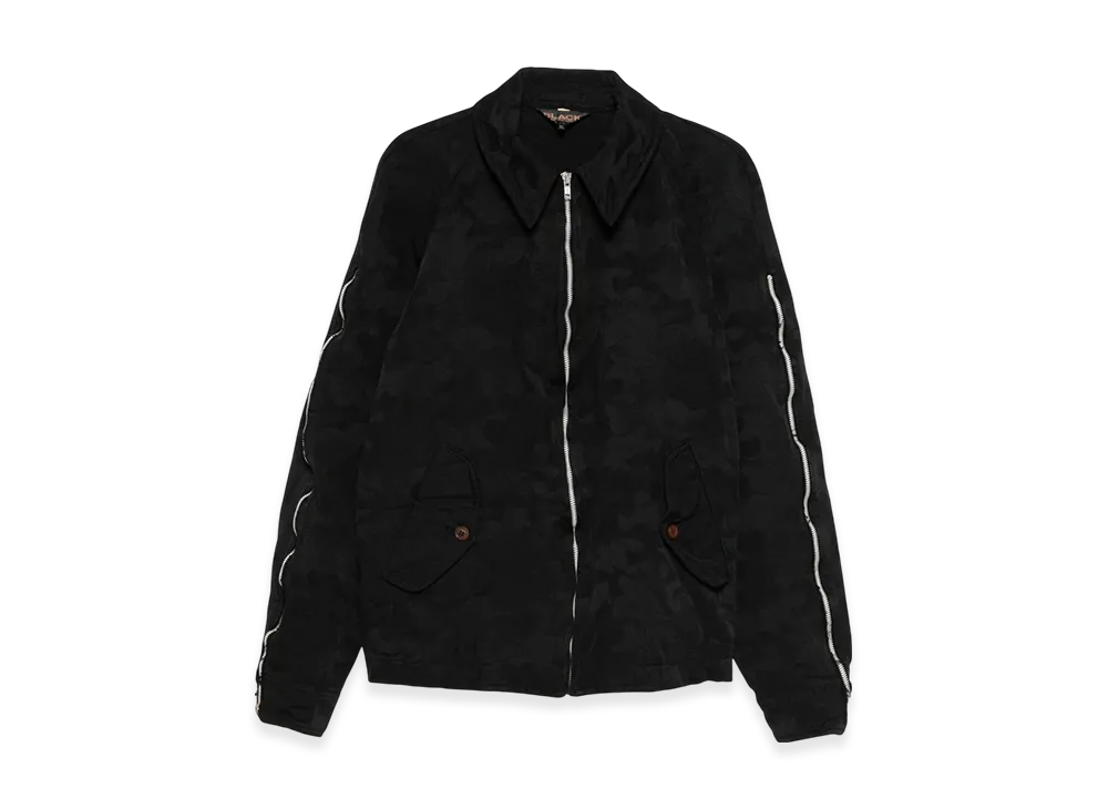 BLACK COMME des GARCONS Pattern Jacquard Jacket "Gray"