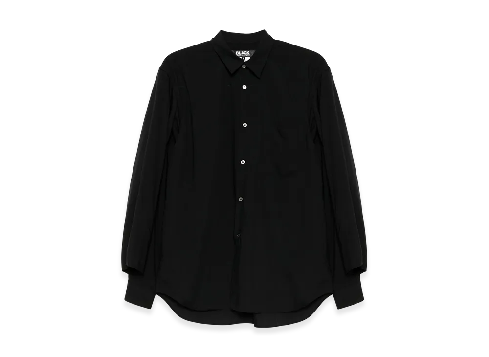BLACK COMME des GARCONS Long Sleeve Shirt "Black"