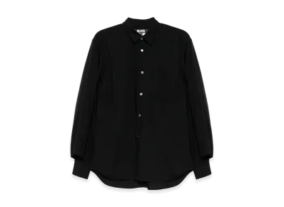 BLACK COMME des GARCONS Long Sleeve Shirt "Black"