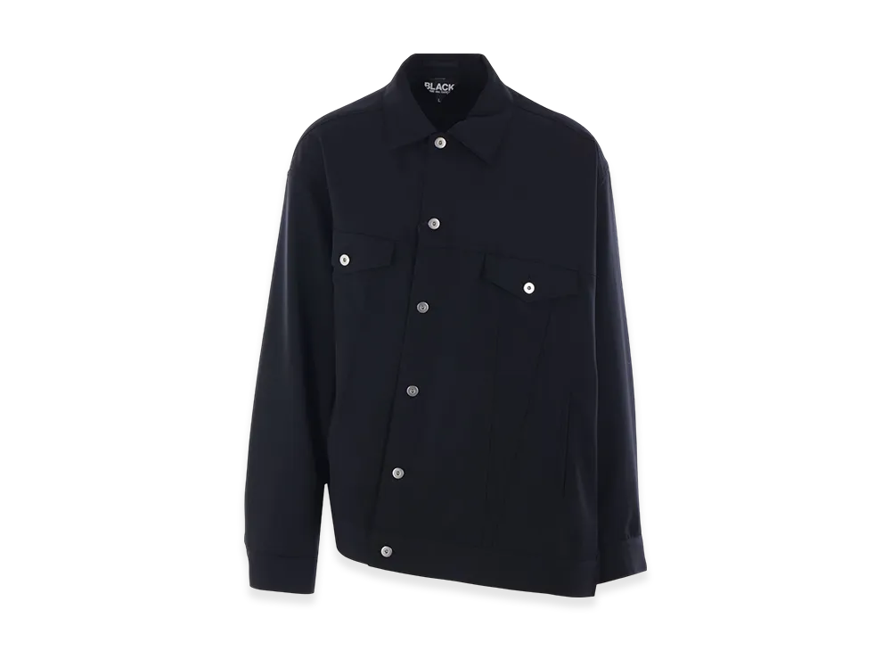BLACK COMME des GARCONS Gabardine Jacket "Black"